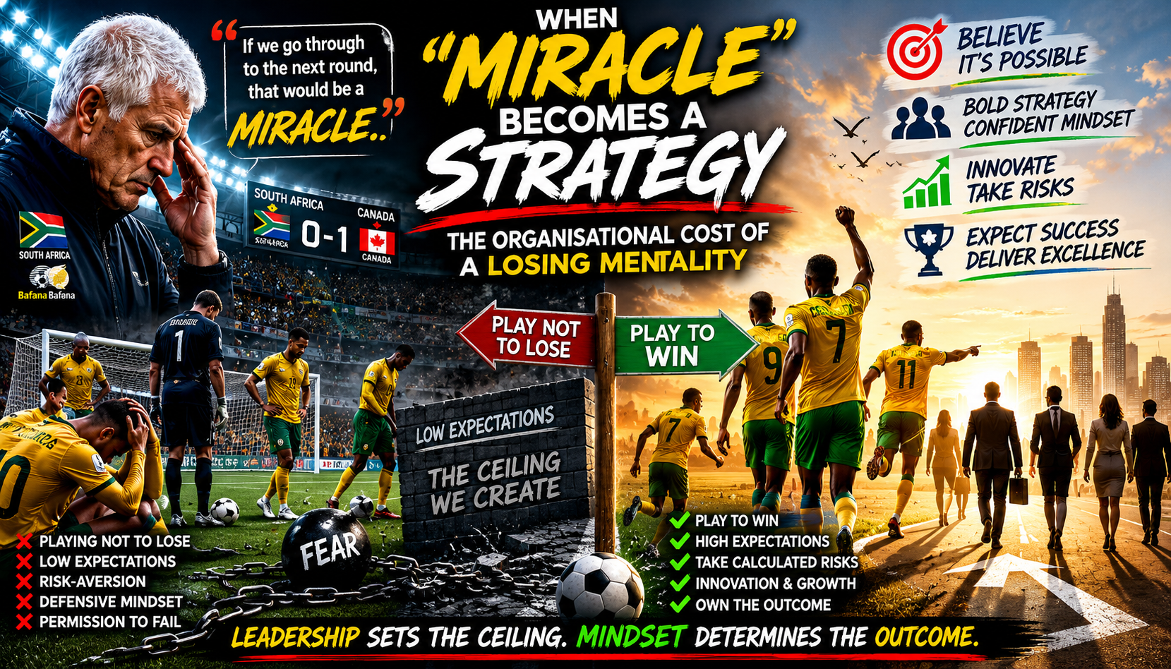When �Miracle� Becomes a Strategy: The Organizational Cost of a Losing Mentality